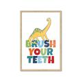 Picture of Brush Your Teeth _GroupedProduct_Rectangle_Portrait_Mini_ _GroupedProduct_Rectangle_Portrait_Framed_Matted_