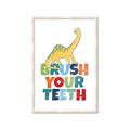 Picture of Brush Your Teeth _GroupedProduct_Rectangle_Portrait_Mini_ _GroupedProduct_Rectangle_Portrait_Framed_Matted_