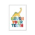 Picture of Brush Your Teeth _GroupedProduct_Rectangle_Portrait_Mini_ _GroupedProduct_Rectangle_Portrait_Framed_Matted_