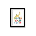 Picture of Brush Your Teeth _GroupedProduct_Rectangle_Portrait_Mini_ _GroupedProduct_Rectangle_Portrait_Framed_Matted_