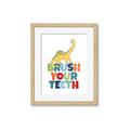 Picture of Brush Your Teeth _GroupedProduct_Rectangle_Portrait_Mini_ _GroupedProduct_Rectangle_Portrait_Framed_Matted_