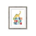 Picture of Brush Your Teeth _GroupedProduct_Rectangle_Portrait_Mini_ _GroupedProduct_Rectangle_Portrait_Framed_Matted_