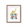 Picture of Brush Your Teeth _GroupedProduct_Rectangle_Portrait_Mini_ _GroupedProduct_Rectangle_Portrait_Framed_Matted_