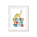 Picture of Brush Your Teeth _GroupedProduct_Rectangle_Portrait_Mini_ _GroupedProduct_Rectangle_Portrait_Framed_Matted_