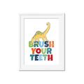 Picture of Brush Your Teeth _GroupedProduct_Rectangle_Portrait_Mini_ _GroupedProduct_Rectangle_Portrait_Framed_Matted_