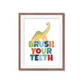 Picture of Brush Your Teeth _GroupedProduct_Rectangle_Portrait_Mini_ _GroupedProduct_Rectangle_Portrait_Framed_Matted_