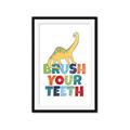 Picture of Brush Your Teeth _GroupedProduct_Rectangle_Portrait_Mini_ _GroupedProduct_Rectangle_Portrait_Framed_Matted_