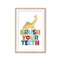 Picture of Brush Your Teeth _GroupedProduct_Rectangle_Portrait_Mini_ _GroupedProduct_Rectangle_Portrait_Framed_Matted_