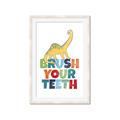 Picture of Brush Your Teeth _GroupedProduct_Rectangle_Portrait_Mini_ _GroupedProduct_Rectangle_Portrait_Framed_Matted_