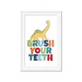 Picture of Brush Your Teeth _GroupedProduct_Rectangle_Portrait_Mini_ _GroupedProduct_Rectangle_Portrait_Framed_Matted_