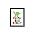 Picture of Flush The Toilet _GroupedProduct_Rectangle_Portrait_Mini_ _GroupedProduct_Rectangle_Portrait_Framed_Matted_