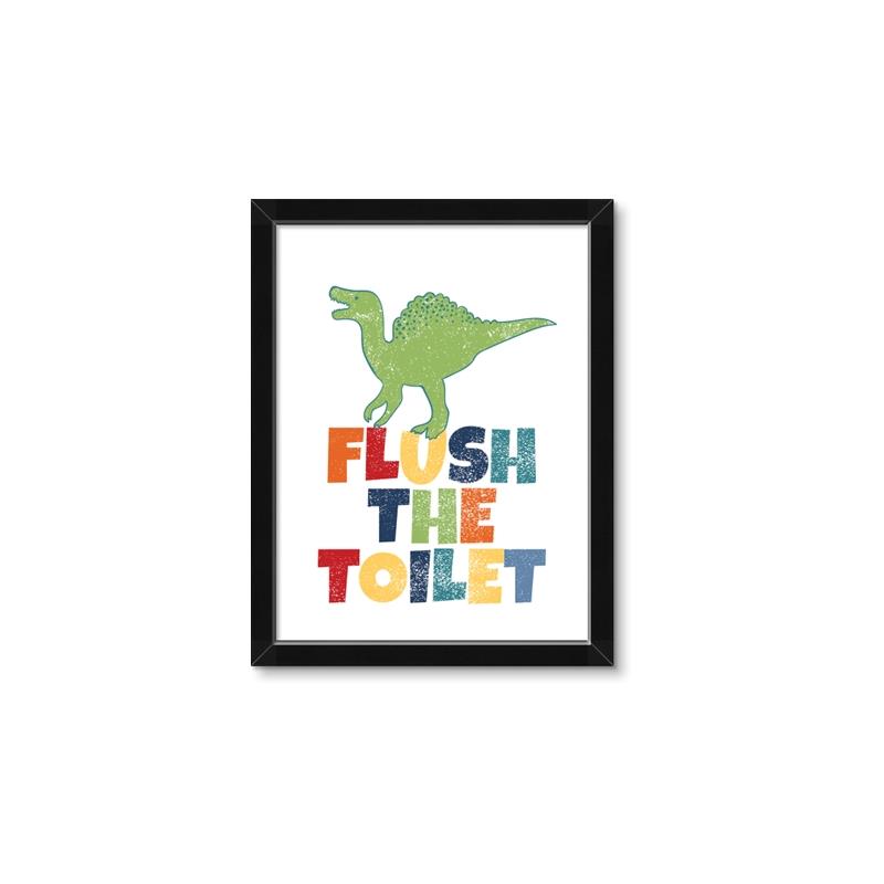 Picture of Flush The Toilet _GroupedProduct_Rectangle_Portrait_Mini_ _GroupedProduct_Rectangle_Portrait_Framed_Matted_
