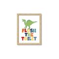Picture of Flush The Toilet _GroupedProduct_Rectangle_Portrait_Mini_ _GroupedProduct_Rectangle_Portrait_Framed_Matted_