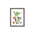 Picture of Flush The Toilet _GroupedProduct_Rectangle_Portrait_Mini_ _GroupedProduct_Rectangle_Portrait_Framed_Matted_