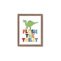 Picture of Flush The Toilet _GroupedProduct_Rectangle_Portrait_Mini_ _GroupedProduct_Rectangle_Portrait_Framed_Matted_