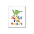 Picture of Flush The Toilet _GroupedProduct_Rectangle_Portrait_Mini_ _GroupedProduct_Rectangle_Portrait_Framed_Matted_