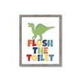 Picture of Flush The Toilet _GroupedProduct_Rectangle_Portrait_Mini_ _GroupedProduct_Rectangle_Portrait_Framed_Matted_