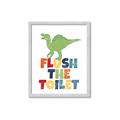 Picture of Flush The Toilet _GroupedProduct_Rectangle_Portrait_Mini_ _GroupedProduct_Rectangle_Portrait_Framed_Matted_