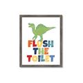 Picture of Flush The Toilet _GroupedProduct_Rectangle_Portrait_Mini_ _GroupedProduct_Rectangle_Portrait_Framed_Matted_