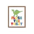 Picture of Flush The Toilet _GroupedProduct_Rectangle_Portrait_Mini_ _GroupedProduct_Rectangle_Portrait_Framed_Matted_