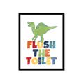 Picture of Flush The Toilet _GroupedProduct_Rectangle_Portrait_Mini_ _GroupedProduct_Rectangle_Portrait_Framed_Matted_
