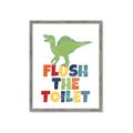 Picture of Flush The Toilet _GroupedProduct_Rectangle_Portrait_Mini_ _GroupedProduct_Rectangle_Portrait_Framed_Matted_