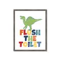 Picture of Flush The Toilet _GroupedProduct_Rectangle_Portrait_Mini_ _GroupedProduct_Rectangle_Portrait_Framed_Matted_