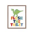 Picture of Flush The Toilet _GroupedProduct_Rectangle_Portrait_Mini_ _GroupedProduct_Rectangle_Portrait_Framed_Matted_