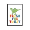Picture of Flush The Toilet _GroupedProduct_Rectangle_Portrait_Mini_ _GroupedProduct_Rectangle_Portrait_Framed_Matted_