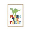 Picture of Flush The Toilet _GroupedProduct_Rectangle_Portrait_Mini_ _GroupedProduct_Rectangle_Portrait_Framed_Matted_