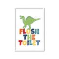 Picture of Flush The Toilet _GroupedProduct_Rectangle_Portrait_Mini_ _GroupedProduct_Rectangle_Portrait_Framed_Matted_