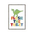 Picture of Flush The Toilet _GroupedProduct_Rectangle_Portrait_Mini_ _GroupedProduct_Rectangle_Portrait_Framed_Matted_