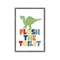 Picture of Flush The Toilet _GroupedProduct_Rectangle_Portrait_Mini_ _GroupedProduct_Rectangle_Portrait_Framed_Matted_