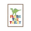 Picture of Flush The Toilet _GroupedProduct_Rectangle_Portrait_Mini_ _GroupedProduct_Rectangle_Portrait_Framed_Matted_