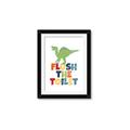 Picture of Flush The Toilet _GroupedProduct_Rectangle_Portrait_Mini_ _GroupedProduct_Rectangle_Portrait_Framed_Matted_