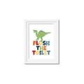 Picture of Flush The Toilet _GroupedProduct_Rectangle_Portrait_Mini_ _GroupedProduct_Rectangle_Portrait_Framed_Matted_