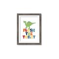 Picture of Flush The Toilet _GroupedProduct_Rectangle_Portrait_Mini_ _GroupedProduct_Rectangle_Portrait_Framed_Matted_