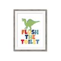 Picture of Flush The Toilet _GroupedProduct_Rectangle_Portrait_Mini_ _GroupedProduct_Rectangle_Portrait_Framed_Matted_