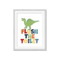 Picture of Flush The Toilet _GroupedProduct_Rectangle_Portrait_Mini_ _GroupedProduct_Rectangle_Portrait_Framed_Matted_