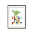 Picture of Flush The Toilet _GroupedProduct_Rectangle_Portrait_Mini_ _GroupedProduct_Rectangle_Portrait_Framed_Matted_