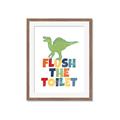 Picture of Flush The Toilet _GroupedProduct_Rectangle_Portrait_Mini_ _GroupedProduct_Rectangle_Portrait_Framed_Matted_
