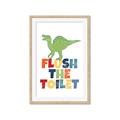 Picture of Flush The Toilet _GroupedProduct_Rectangle_Portrait_Mini_ _GroupedProduct_Rectangle_Portrait_Framed_Matted_