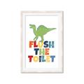Picture of Flush The Toilet _GroupedProduct_Rectangle_Portrait_Mini_ _GroupedProduct_Rectangle_Portrait_Framed_Matted_