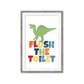 Picture of Flush The Toilet _GroupedProduct_Rectangle_Portrait_Mini_ _GroupedProduct_Rectangle_Portrait_Framed_Matted_