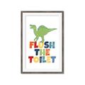 Picture of Flush The Toilet _GroupedProduct_Rectangle_Portrait_Mini_ _GroupedProduct_Rectangle_Portrait_Framed_Matted_
