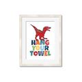 Picture of Hang Your Towel _GroupedProduct_Rectangle_Portrait_Mini_ _GroupedProduct_Rectangle_Portrait_Framed_Matted_