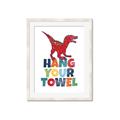 Picture of Hang Your Towel _GroupedProduct_Rectangle_Portrait_Mini_ _GroupedProduct_Rectangle_Portrait_Framed_Matted_
