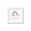 Picture of Rainbow Amongst the Clouds _GroupedProduct_Square_Mini_ _GroupedProduct_Square_Framed_Matted_