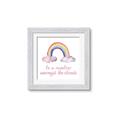 Picture of Rainbow Amongst the Clouds _GroupedProduct_Square_Mini_ _GroupedProduct_Square_Framed_Matted_