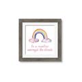 Picture of Rainbow Amongst the Clouds _GroupedProduct_Square_Mini_ _GroupedProduct_Square_Framed_Matted_